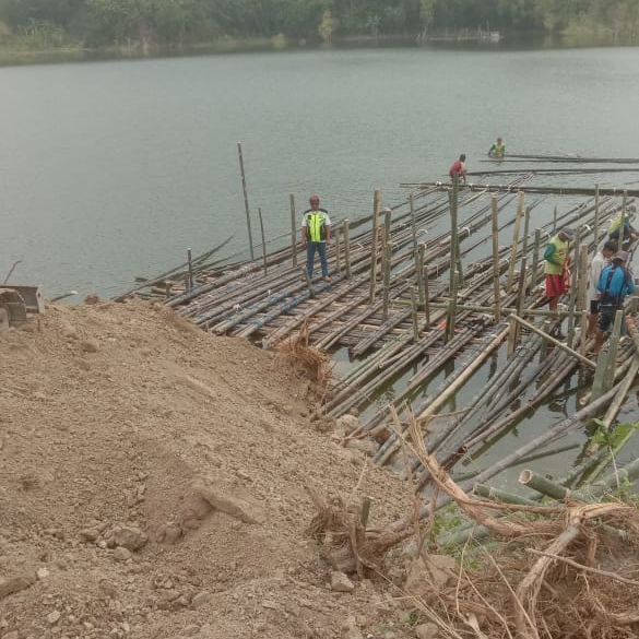 Lokasi Proyek Jembatan Gilirejo Baru Miri Sragen